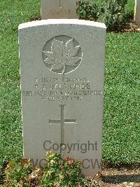 Cassino War Cemetery - Delaronde, Paul Edward