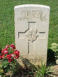 Cassino War Cemetery - Dumford, Ernest John