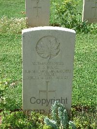 Cassino War Cemetery - Earl, Thomas Sylvester