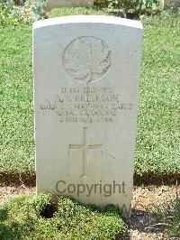 Cassino War Cemetery - Erickson, Aksel Stampe