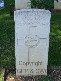 Cassino War Cemetery - Familton, Edgar Fairley