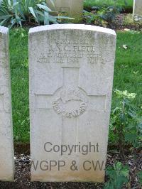 Cassino War Cemetery - Flett, James Nichol Gaudie