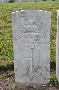 Etaples Military Cemetery - Allison, James