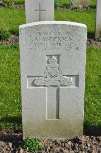 Etaples Military Cemetery - Anderson, Arthur