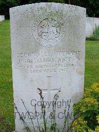 Etaples Military Cemetery - Andrew, John James