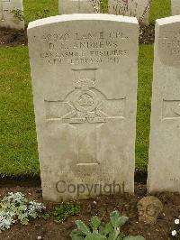 Etaples Military Cemetery - Andrews, D C