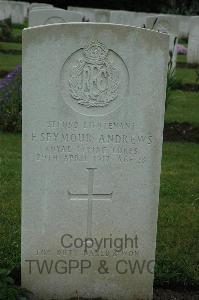 Etaples Military Cemetery - Andrews, Frederick Seymour