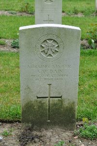 Etaples Military Cemetery - Bain, Annie Watson