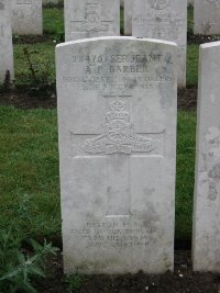 Etaples Military Cemetery - Barber, Arthur Percy