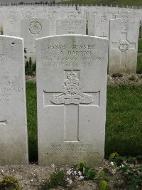 Etaples Military Cemetery - Barron, John Alfred