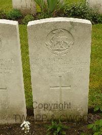 Etaples Military Cemetery - Bertin, Benjamin John