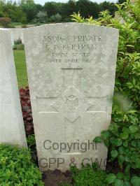 Etaples Military Cemetery - Bertram, G D