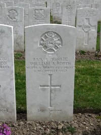 Etaples Military Cemetery - Booth, William Albert