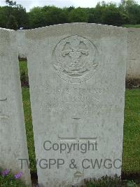 Etaples Military Cemetery - Brooks, H A