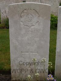 Etaples Military Cemetery - Brown, Amos