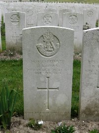 Etaples Military Cemetery - Brown, Joseph