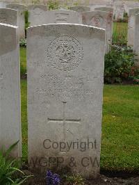 Etaples Military Cemetery - Burnside, J