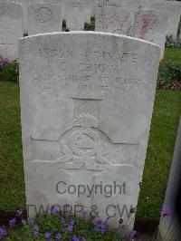 Etaples Military Cemetery - Churm, C