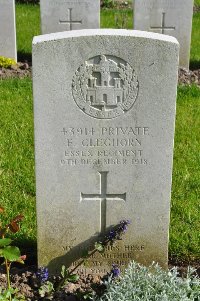 Etaples Military Cemetery - Cleghorn, F