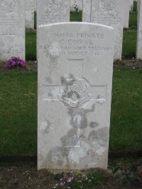 Etaples Military Cemetery - Cooper, C