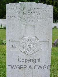 Etaples Military Cemetery - Corrie, William Ronald