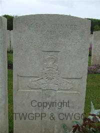 Etaples Military Cemetery - Coulson, William