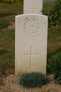 Tincourt New British Cemetery - Aigman, A