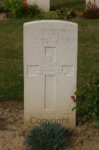 Tincourt New British Cemetery - Allport, J