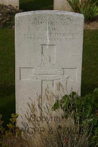 Tincourt New British Cemetery - Ames, C