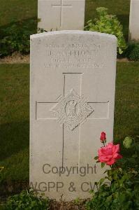 Tincourt New British Cemetery - Anthony, J