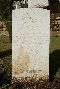 Bordighera British Cemetery - Pryer, Joe Manning