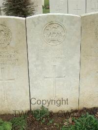 Hangard Wood British Cemetery - Death, John