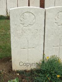 Hangard Wood British Cemetery - McComb, J R