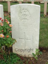 Hangard Wood British Cemetery - Paterson, Edward Albert