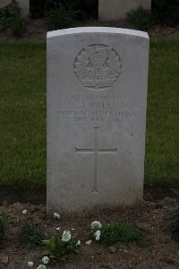 Albert Communal Cemetery Extension - Hall, J