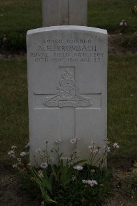 Albert Communal Cemetery Extension - Krombach, Albert Edward