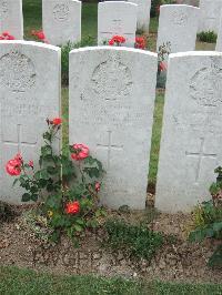 Auchonvillers Military Cemetery - Bartholomew, Harry Frank