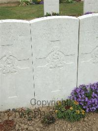 Auchonvillers Military Cemetery - Barton, F