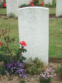 Auchonvillers Military Cemetery - Bowman, J