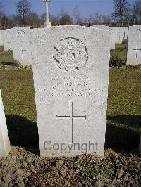 Auchonvillers Military Cemetery - Brown, J