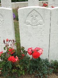 Auchonvillers Military Cemetery - Byrne, James