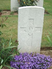 Auchonvillers Military Cemetery - Clugston, J