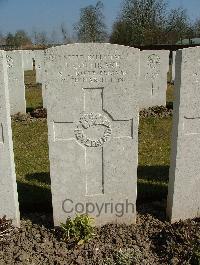 Auchonvillers Military Cemetery - Cochrane, J