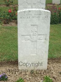 Auchonvillers Military Cemetery - Cole, Robert Henry