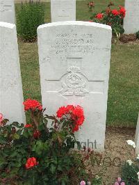 Auchonvillers Military Cemetery - Corcoran, J