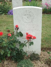 Auchonvillers Military Cemetery - Douglas, J