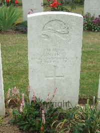 Auchonvillers Military Cemetery - Fry, William