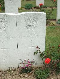 Auchonvillers Military Cemetery - James, D