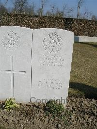 Auchonvillers Military Cemetery - McManus, W