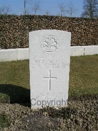 Auchonvillers Military Cemetery - McNally, Peter